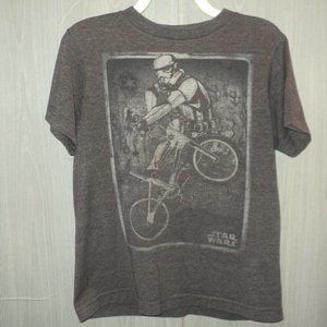 Old Navy Collectibles Star Wars Boy's T-Shirt Size S Gray Short Sleeves